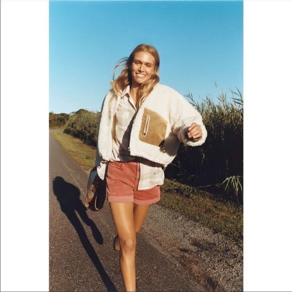 Anthro Destructed Boyfriend Bermuda Denim Shorts - Picture 3 of 4